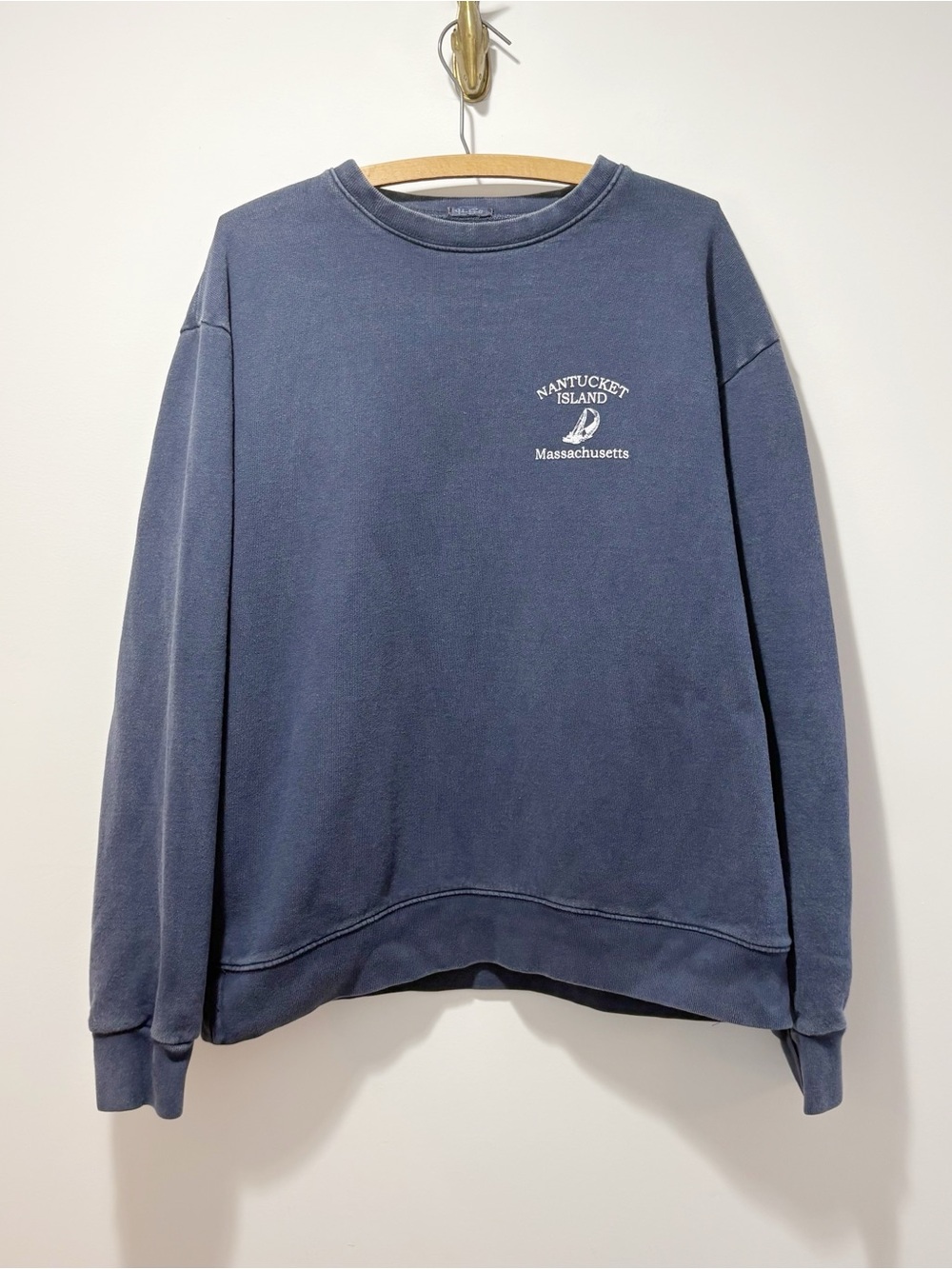 Brandy Melville John Galt Vintage Look Nantucket OversizedSweatshirt Size Medium